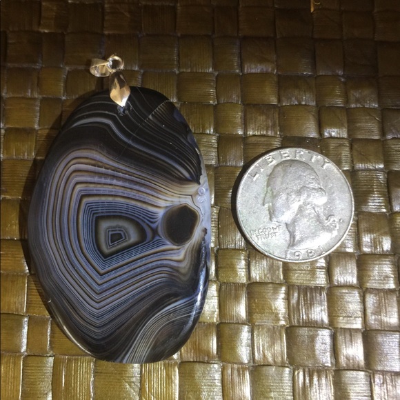 Real Agate Pendent
